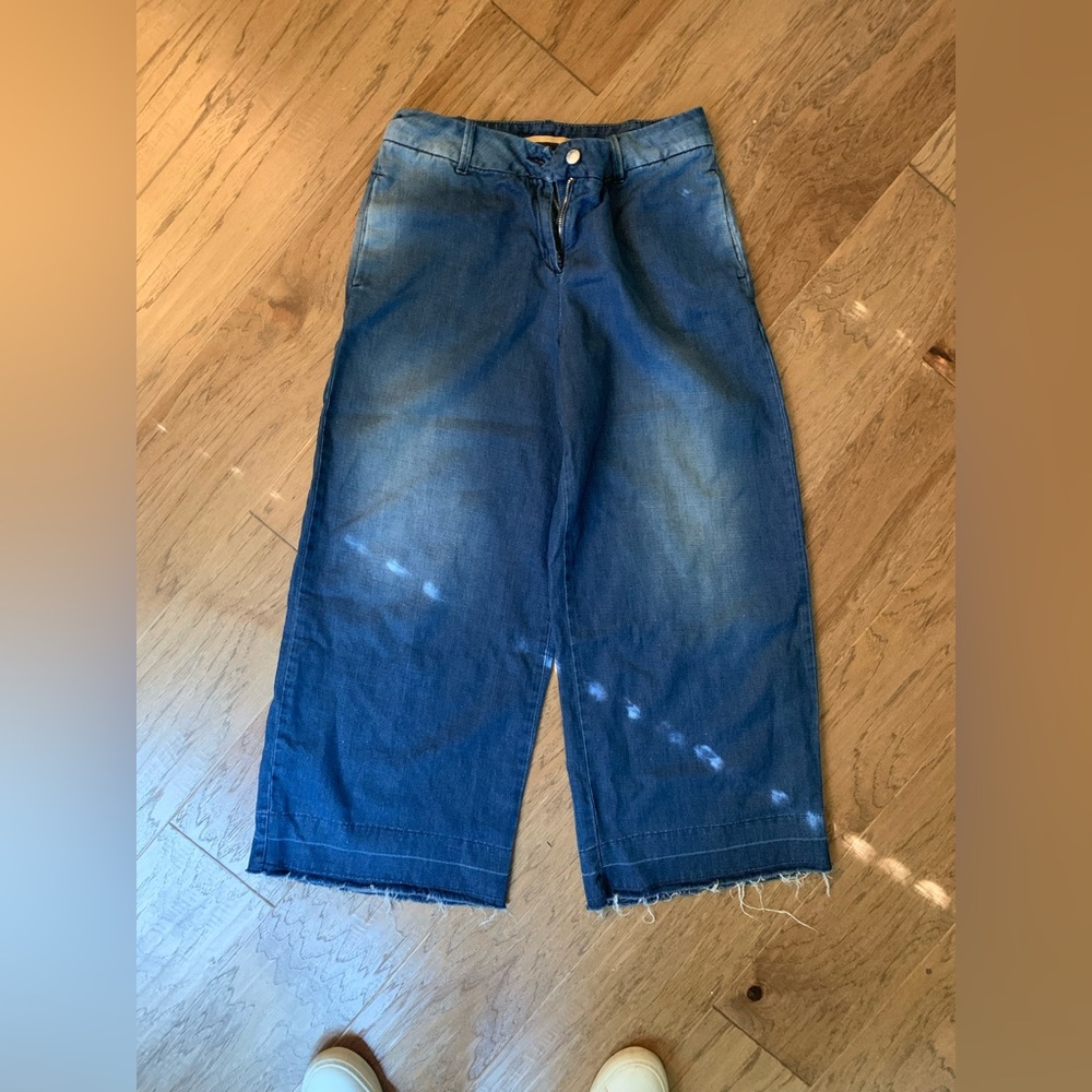 Made With Love wide leg summer jeans / made in Italy / women’s 28